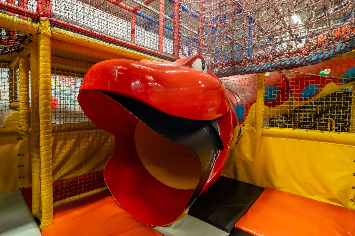 Soft play tube slide